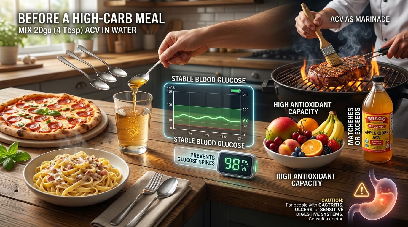 Yemekten Önce Sirke İçmek: Bilimsel Gerçekler ve Faydalar