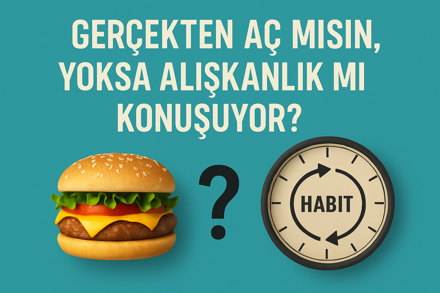 Gerçekten Aç Mısın, Yoksa Alışkanlık mı Konuşuyor?